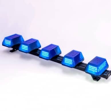 5 Giroflex 1.0mt 5 cupulas 180 leds 12v ou 24v azul