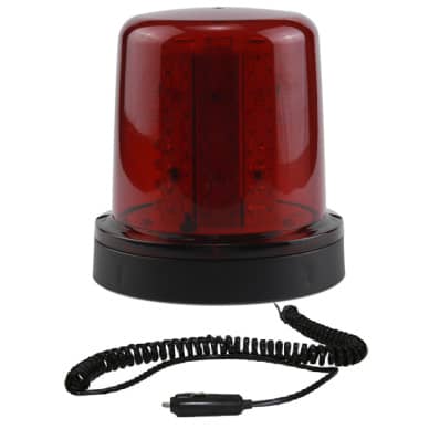 10 Giroled Giroflex redondo vermelho im� e plug 32 leds 12vcc