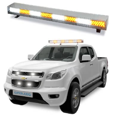 4 Giroflex 1.20mt 12v ou 24v bicolor com engate r�pido