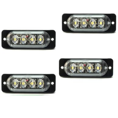 20 Sinaleira Lanterna Lateral 12v ou 24v Led SMD branca 2w