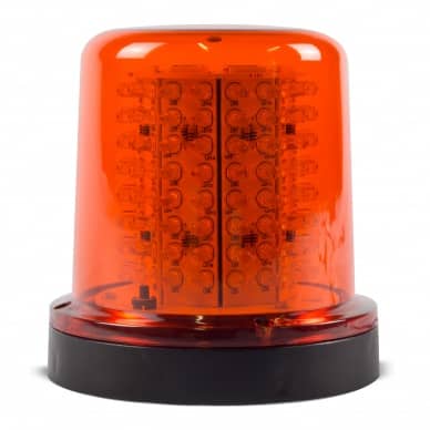 10 Giroled Giroflex redondo �mbar com fixa��o por parafusos e 128 leds 12vcc ou 24vcc 