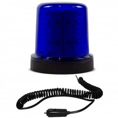 10 Giroled Giroflex redondo azul im� e plug 128 leds 12vcc ou 24vcc