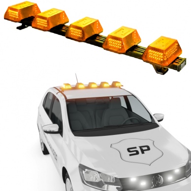 4 Giroflex 1.0mt 5 c�pulas 180 leds 12v ou 24v �mbar com engate