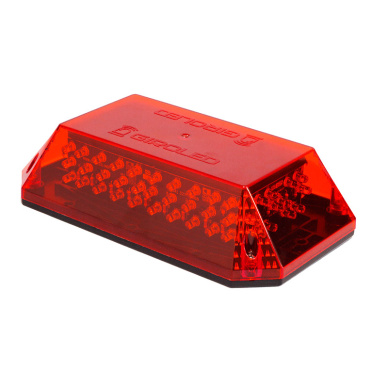 10 Giroflex Giroled 12v Ou 24v c�pula vermelho Parafuso