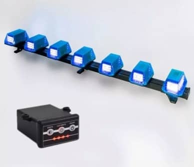 4 Giroflex 1.2mt 7 c�pulas azul 354 leds 12v ou 24v