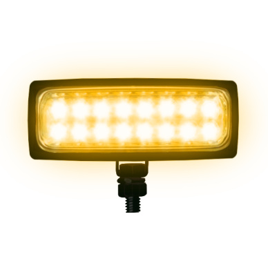 20 Farol auxiliar milha led 24v laranja �mbar