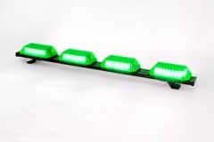 5 Giroflex 1.0mt 4 cupulas 264 leds 12v ou 24 verde
