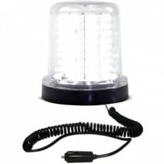10 Giroled Giroflex redondo branco im� e plug 64 leds 12vcc ou 24vcc