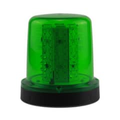 10 Giroled Giroflex redondo verde com fixa��o por parafusos e 32 leds 12vcc