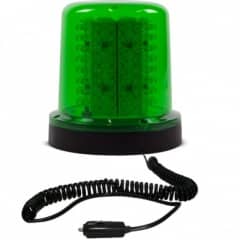 10 Giroled Giroflex redondo verde im� e plug 128 leds 12vcc ou 24vcc