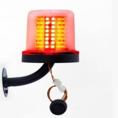 10 Giroled Giroflex 110v/220v vermelho/�mbar com Suporte Bip Sonoro
