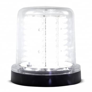 10 Giroled Giroflex redondo branco com fixa��o por parafusos e 64 leds 12vcc ou 24vcc