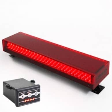 3 Giroled giroflex barra 60cm 12vcc 24vcc vermelho