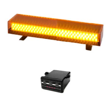 3 Giroled giroflex sinalizador barra 60cm. 12vcc 24vcc Ambar